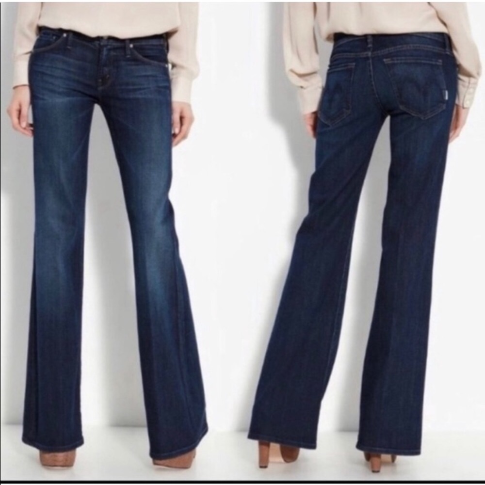 MOTHER The Wilder Jeans Flare Leg Stretch Denim